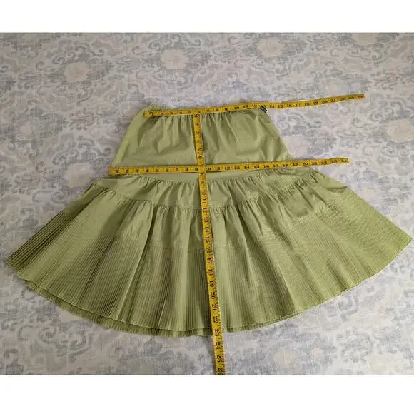 Moschino Jeans Vintage Cotton Blend Peasant Skirt - Moschino Donna Made In Italy - Picture 10 of 12